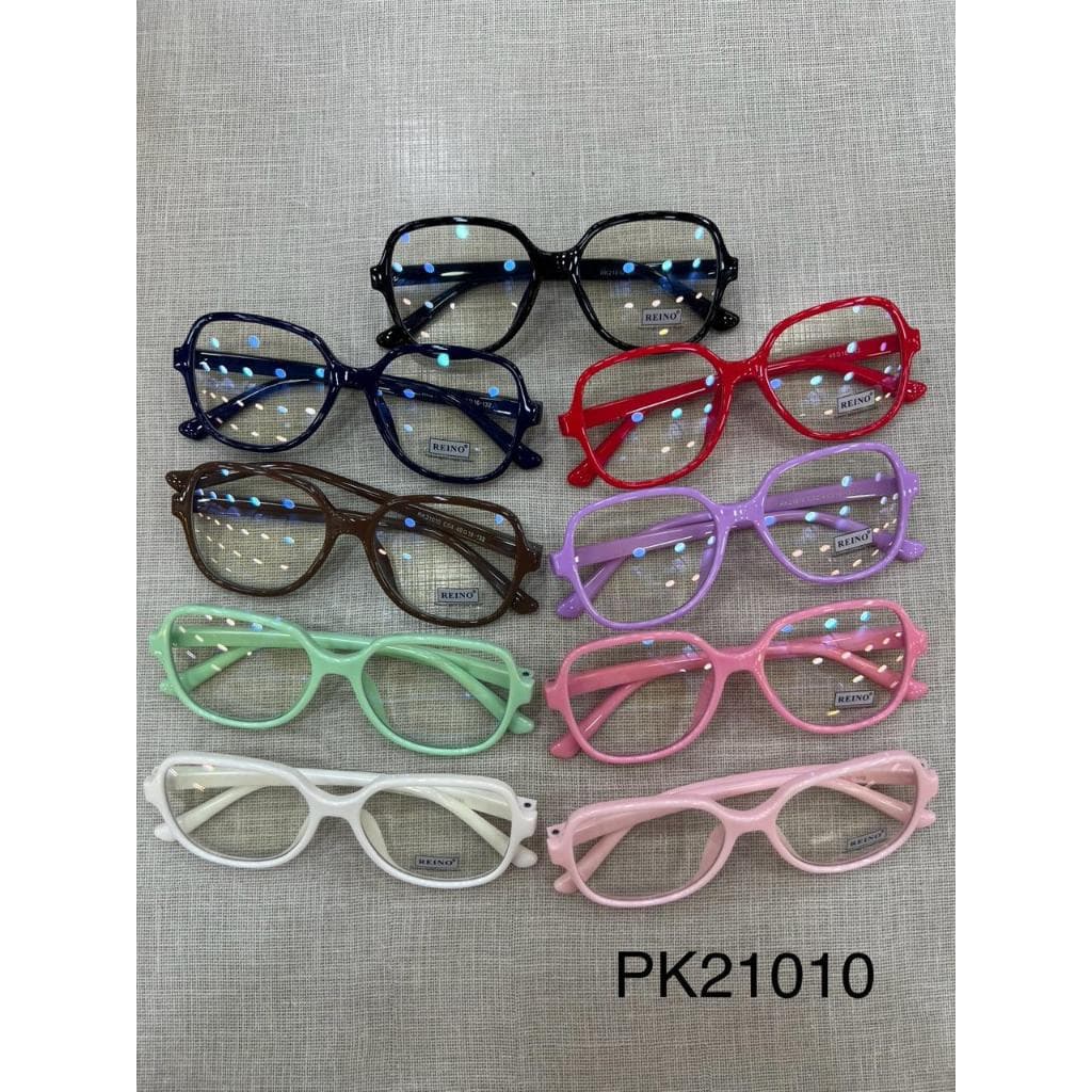 Óculos Infantis Coloridos PK21010 – Estilo Fofo e Divertido, Unissex, Ideal para Lentes Antirreflexo ou Decorativas