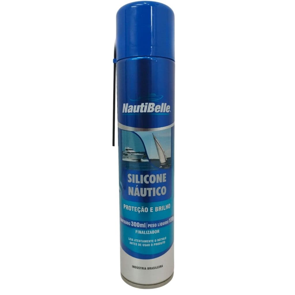 Silicone Náutico Nautibelle Spray 300 Ml Lancha Barco Conserva Borrachas Couro Vinis Moitões Jet Sky