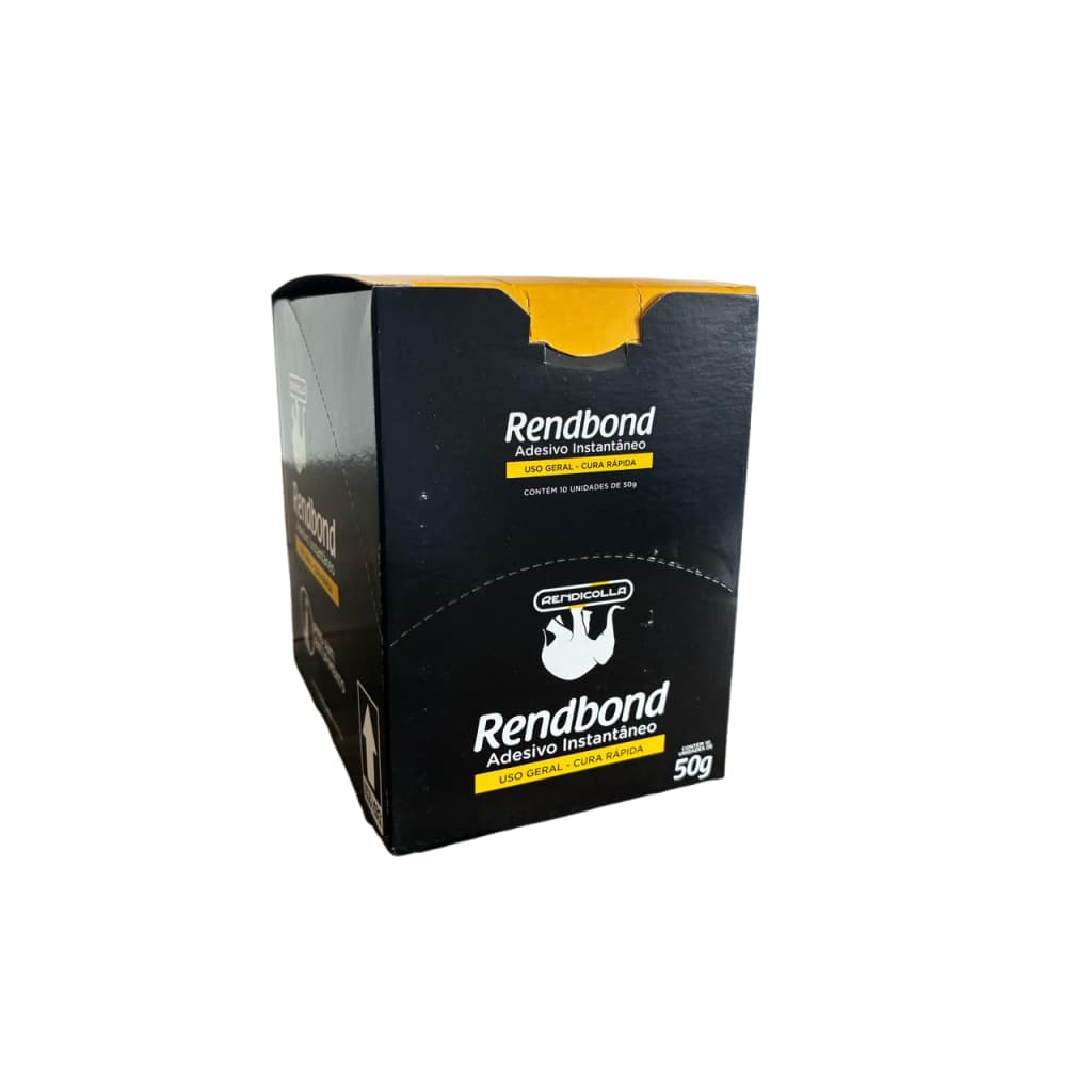 COLA ADESIVA INSTANTÂNEA (TIPO SUPERBONDER) RENDBOND, 50G, USO GERAL, SECAGEM RAPIDA