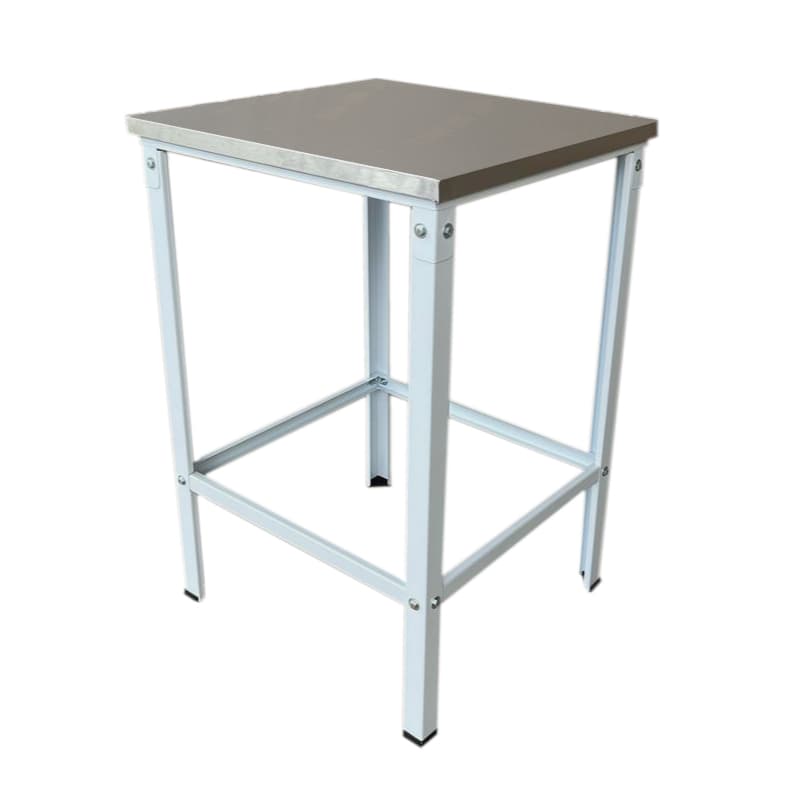 Mesa De Serviço Bancada Apoio Inox 58x55 para Cozinha Restaurante Padaria Industria