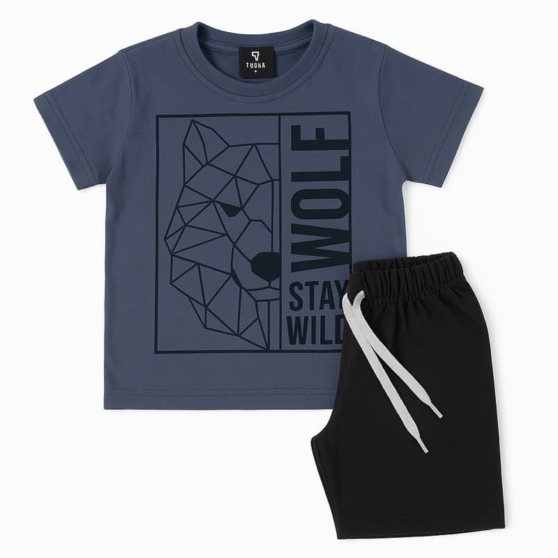 Conjunto Verão Menino Clarita Kids – Estilo e Conforto | Tamanhos 3, 4, 6