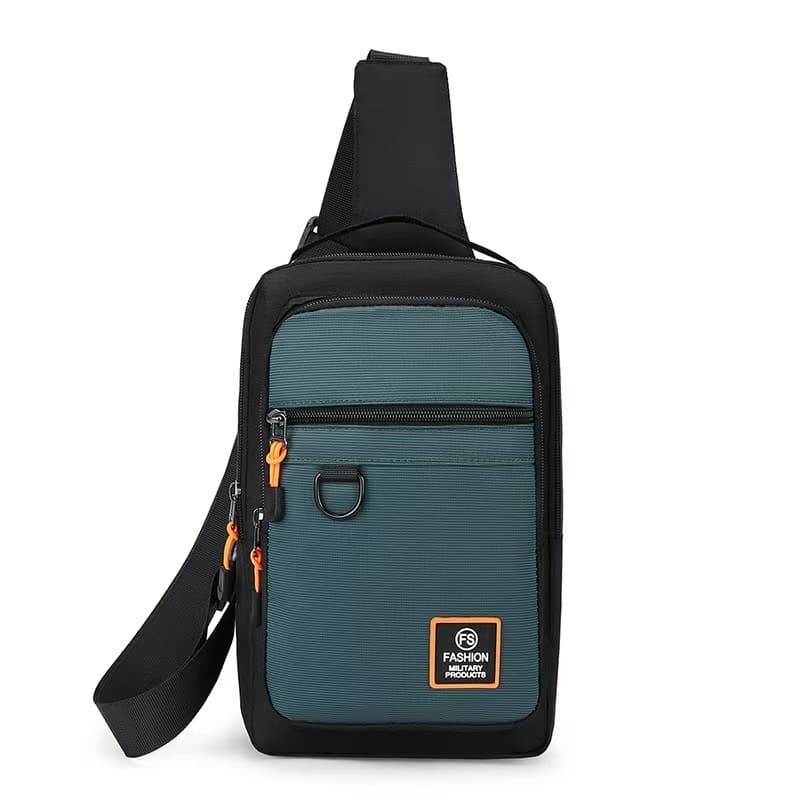 Mochila Masculina Impermeável Bolsa de Ombro Shoulder Bag Reforçada Pochete Masculina Transversal À Prova D'água