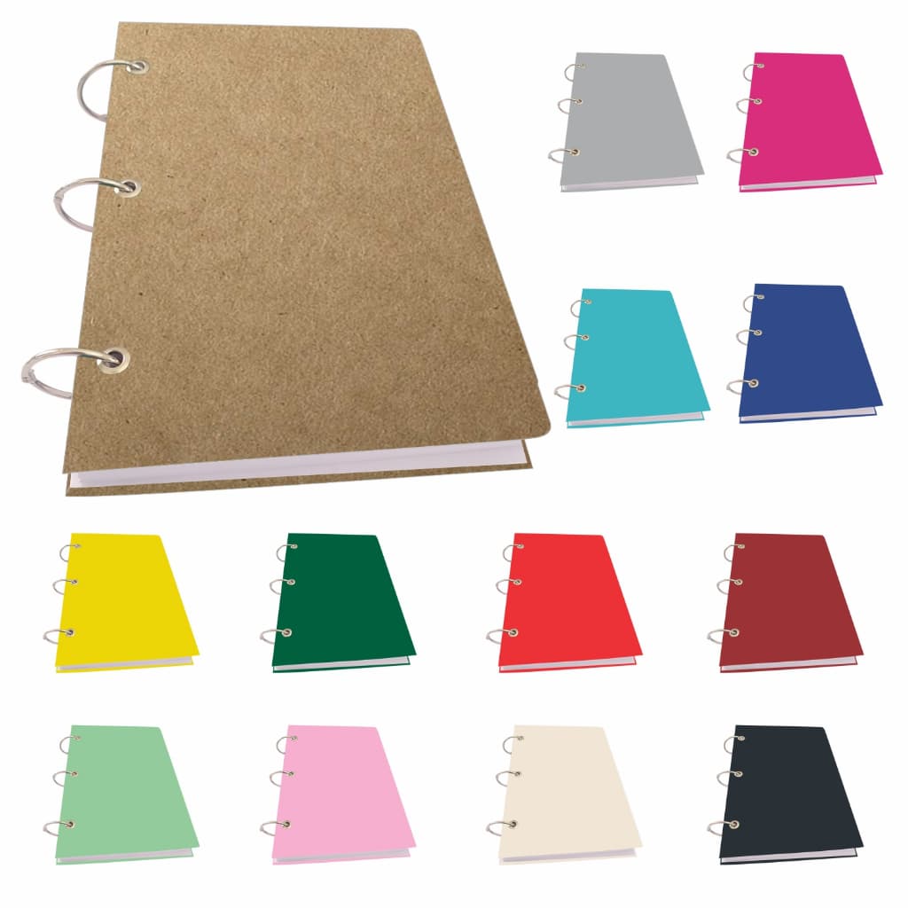 Capa Caderno Argolado Pequeno + 3 Argolas Sem As Folhas Internas