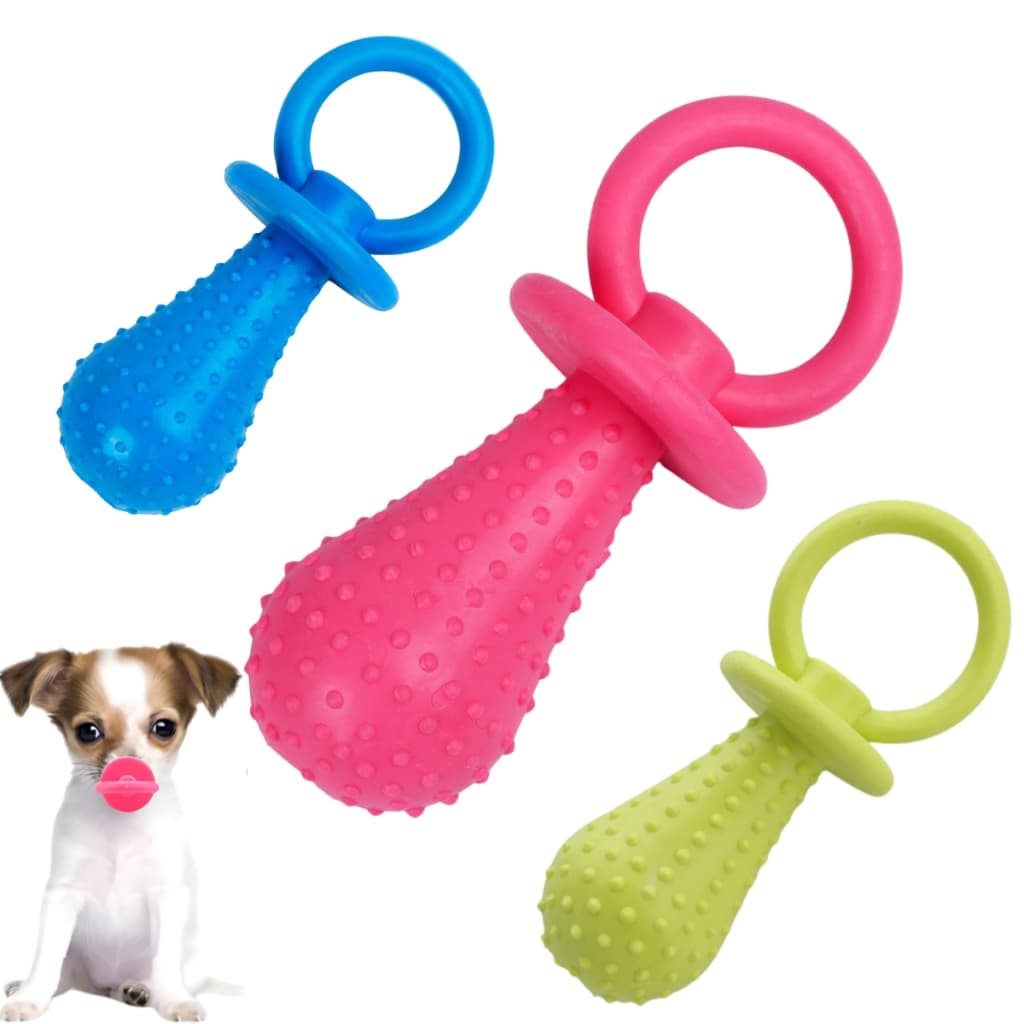 Brinquedo Petisqueira Mordedor Chupeta Resistente para Cães Cachorro Pet