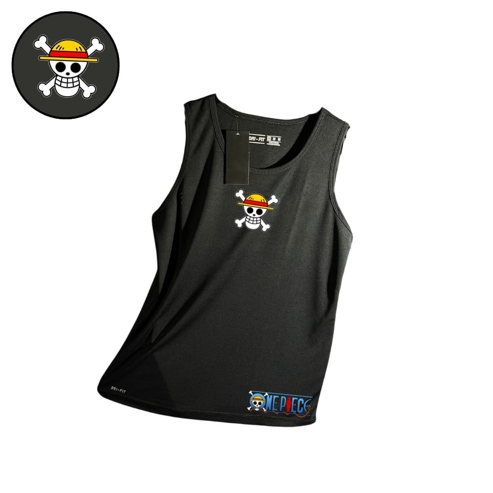 Regata DryFit Antiodor Esportiva - ONE PIECE 02  -  Academia, Skate, Basquete, Corrida Promoção Fábrica LOLA