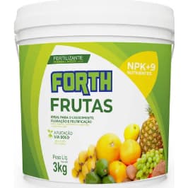 Forth Frutas 3kg - Fertilizante Mineral Misto NPK+9 Nutrientes