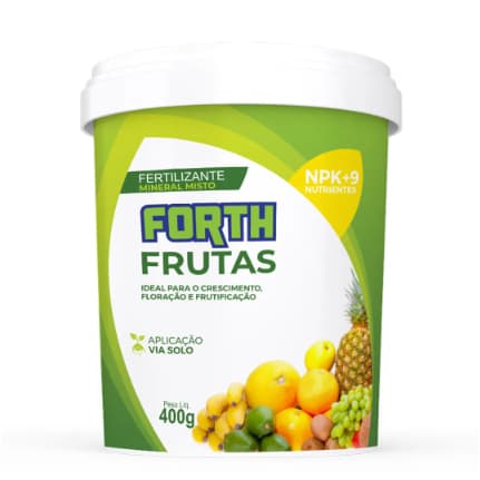 Forth Frutas 400g - Fertilizante Mineral Misto NPK+9 Nutrientes