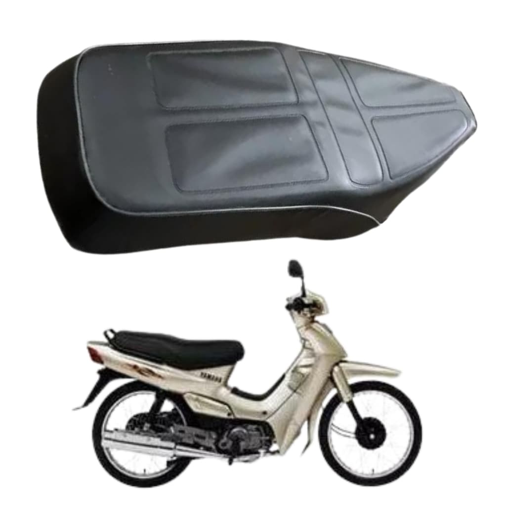 Capa do Banco Assento Mais Grossa Reforçada Yamaha Crypton 105 2002 a 2004 Gmb