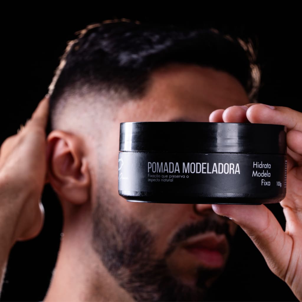 Pomada Gel Cabelo Capilar Masculina Bless & Peace Fixação 100g