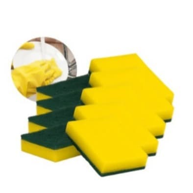 Kit 12 Esponjas Multiuso Starlux - Limpeza Cozinha Banheiro Casa