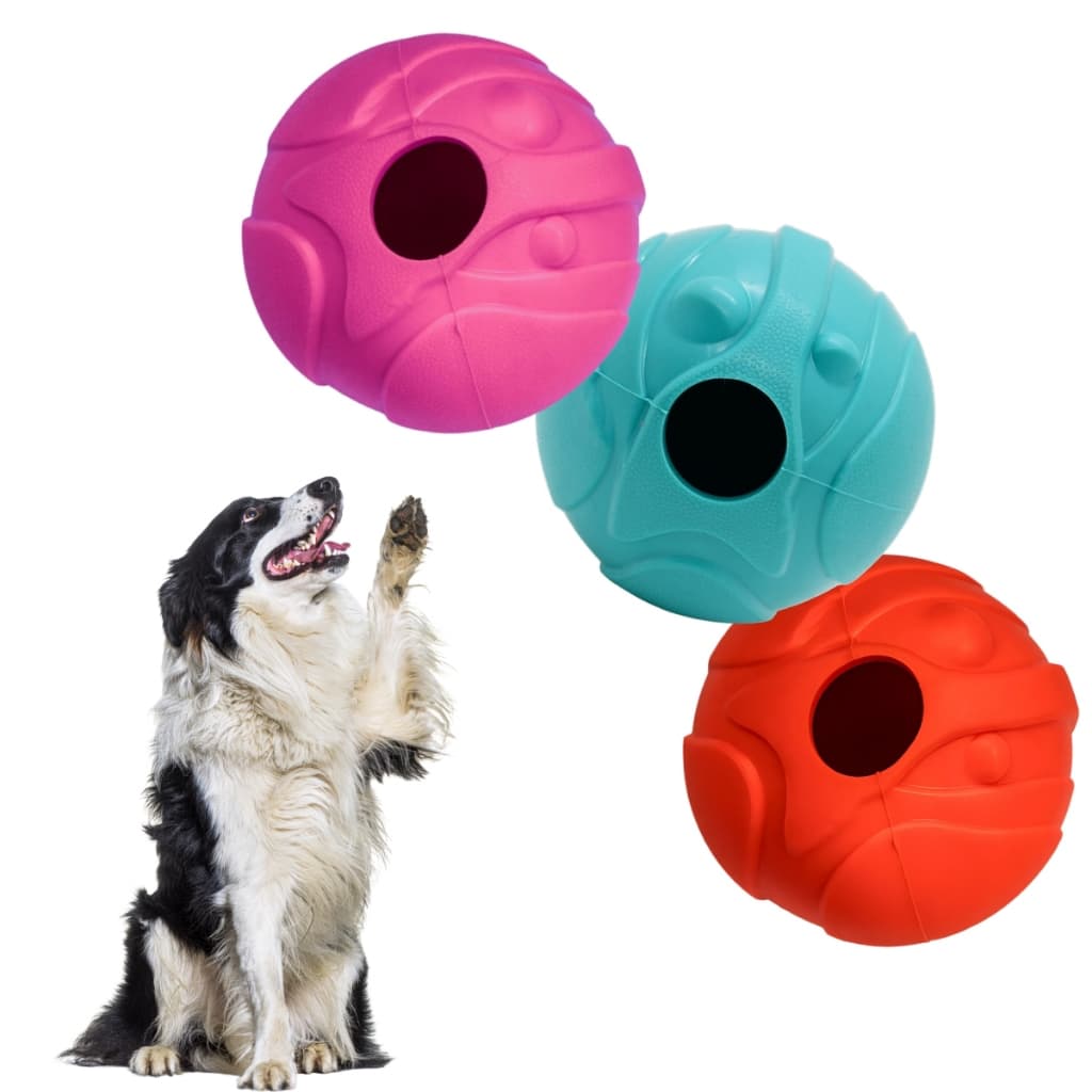 Brinquedo Interativo Pet Bola Mordedor Porta Ração Petisqueira Bolinha P/ Cães Cachorro