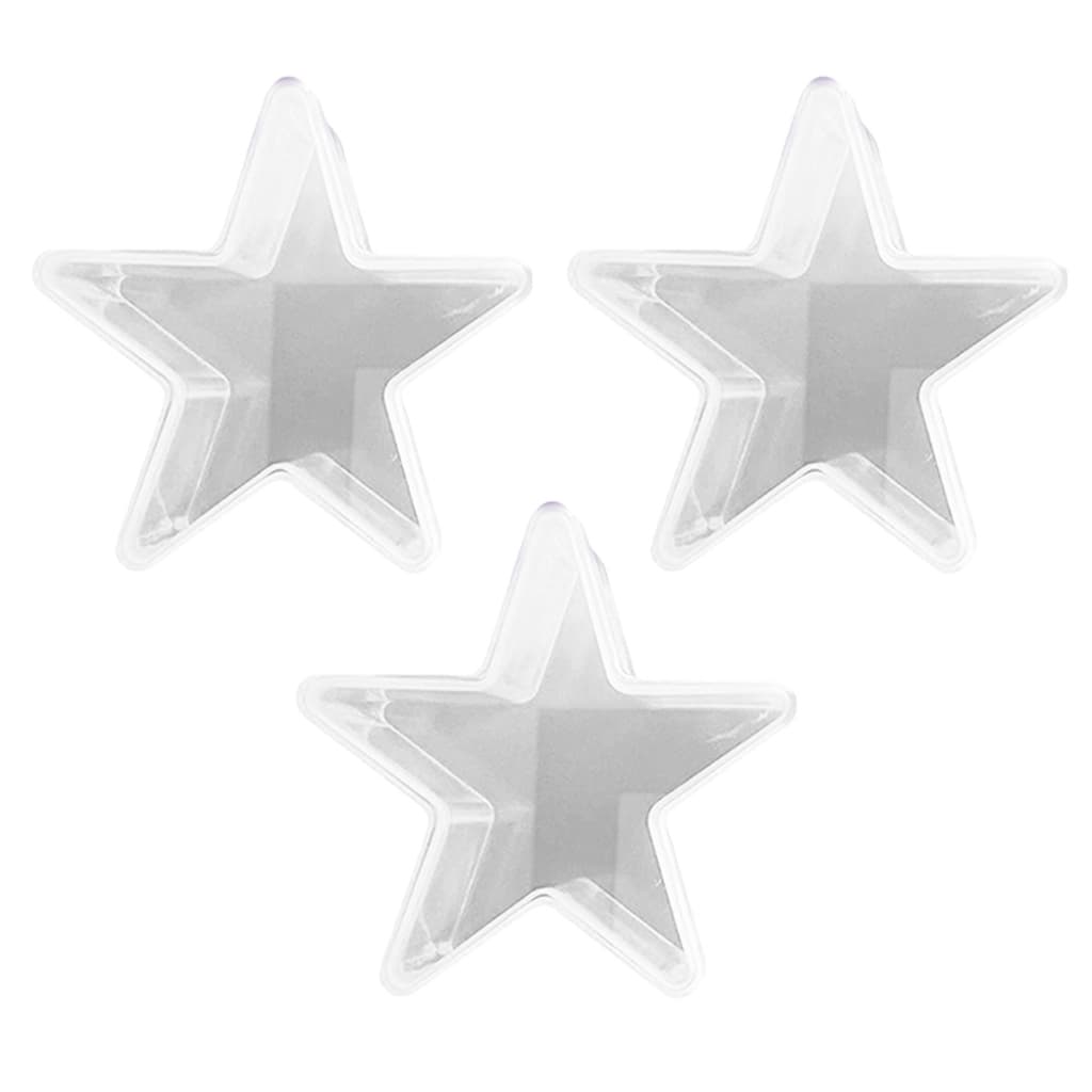 10~ 30 Unidades Estrelas Transparente Para Festa Doces Decoração Acrilico