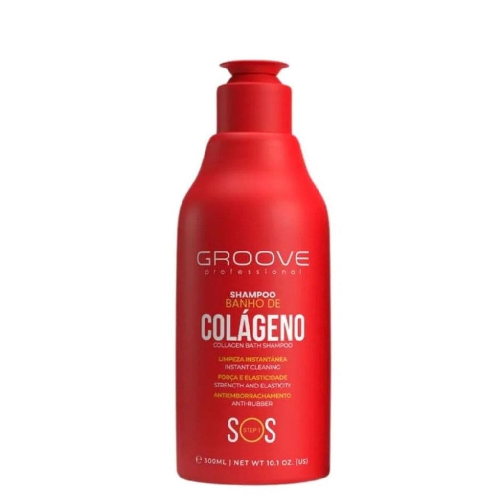 Shampoo Banho de Colágeno SOS Reconstrução Groove Professional 300ml