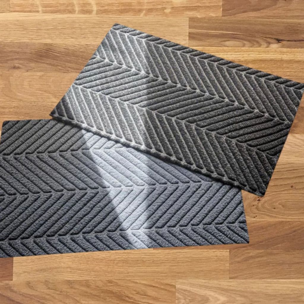 Tapete de Porta Entrada Capacho Antiderrapante Grande Borracha cortáveis tapetes 40*60cm