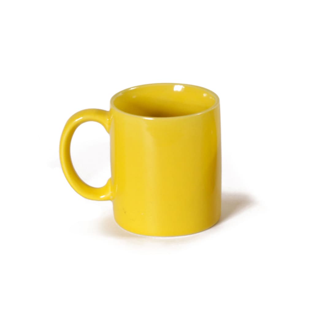 Caneca 310ml de Cerâmica Colorida Reta