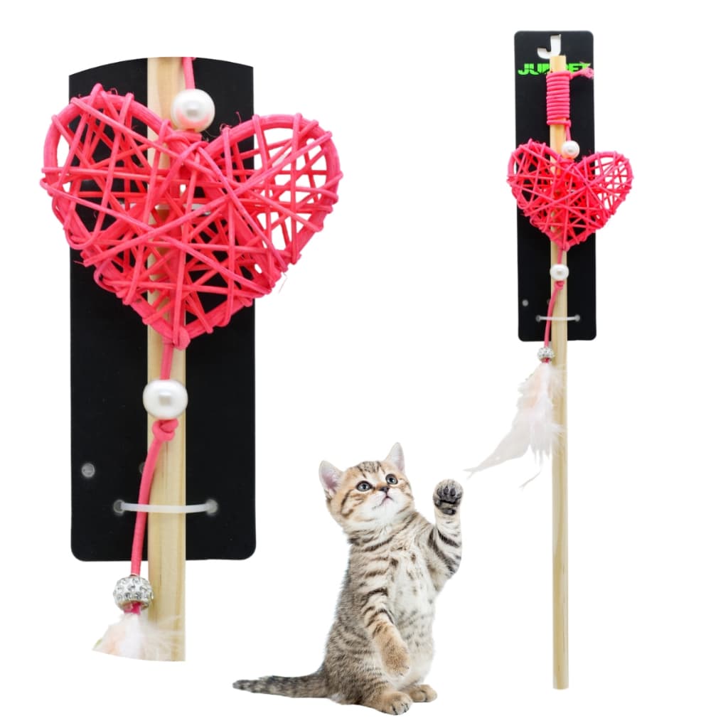 Brinquedo Cat Varinha Love Penacho Gato Diversão Interativo