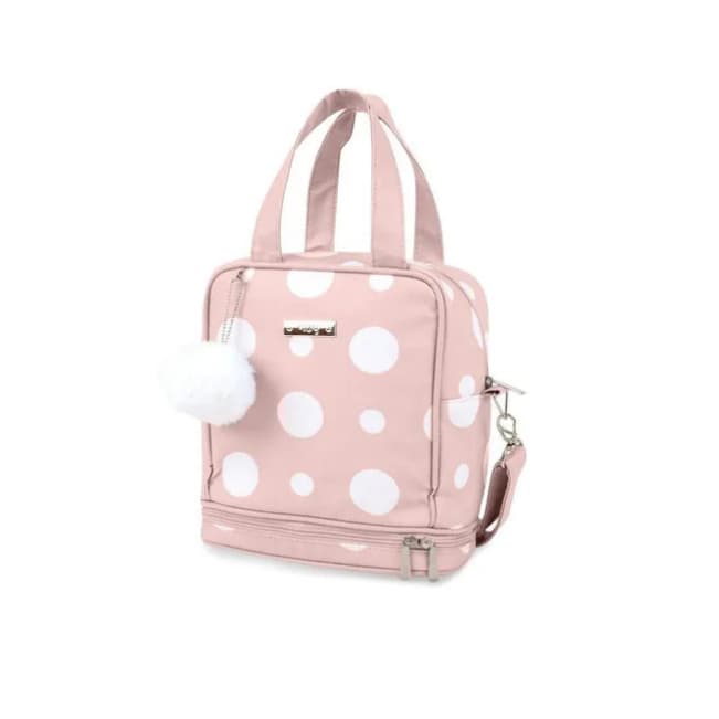 Frasqueira Térmica Pompom Hug Rosa