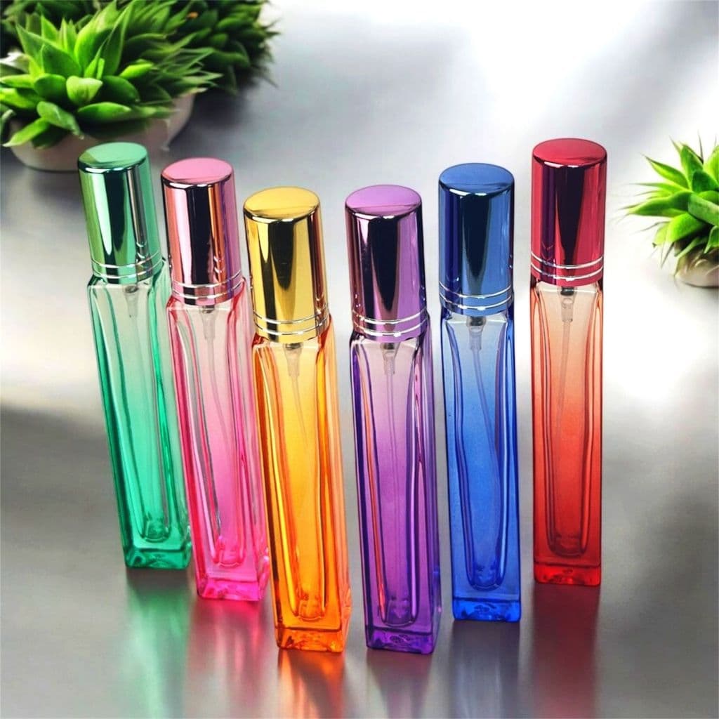 Kit 6 Frascos De Vidro 10ml p Perfume Spray Decant Mini Perfume Vintage Dia Das Mães Presente Namorados