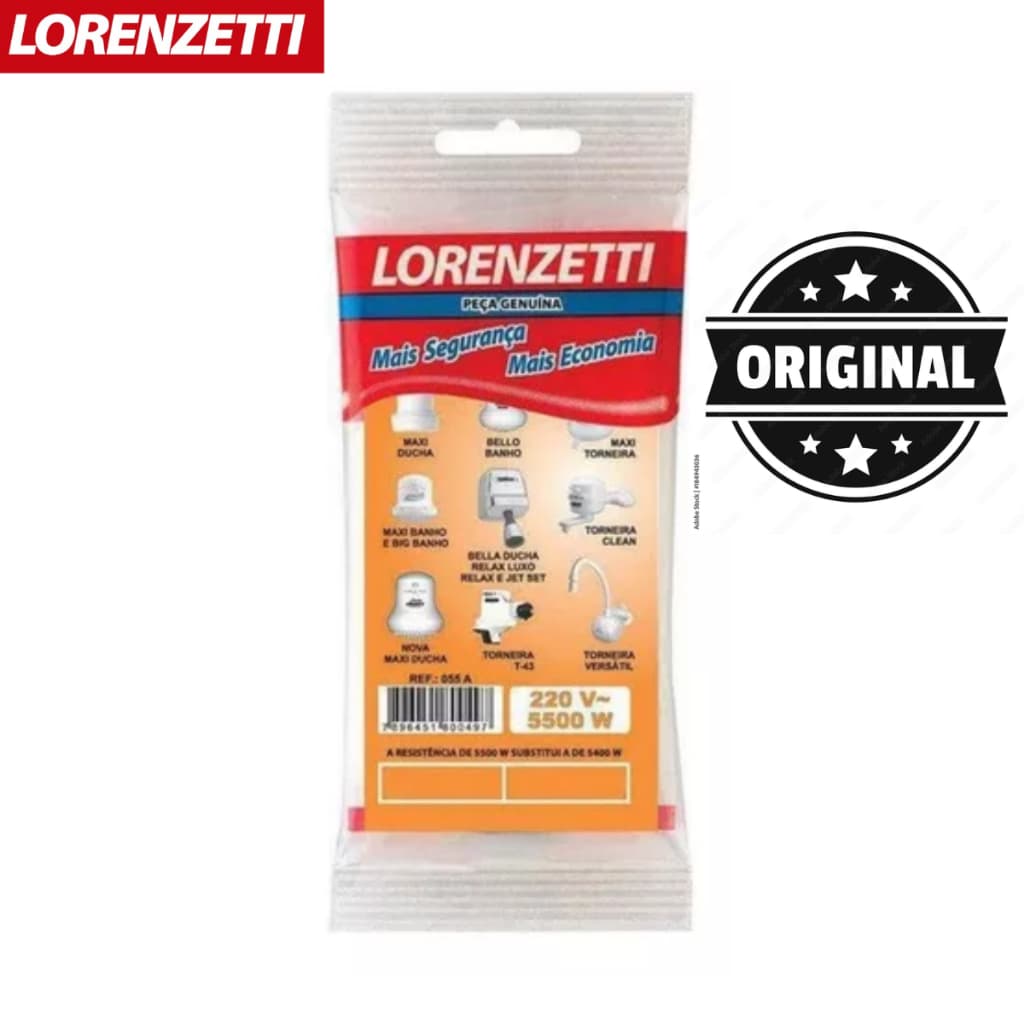 Resistência Ducha Torneira Elétricas Multitemperatura Original Lorenzetti