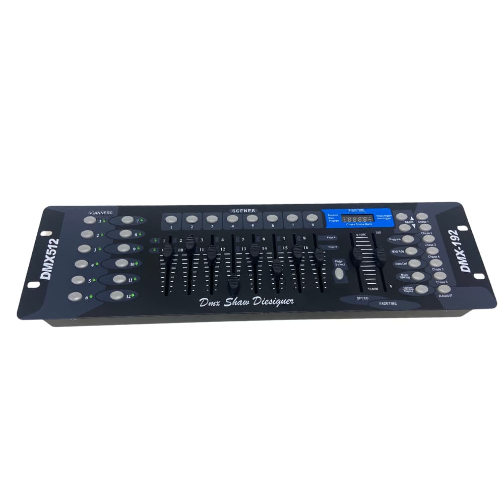 Mesa Dmx 512 192 Canais controladora de iluminação