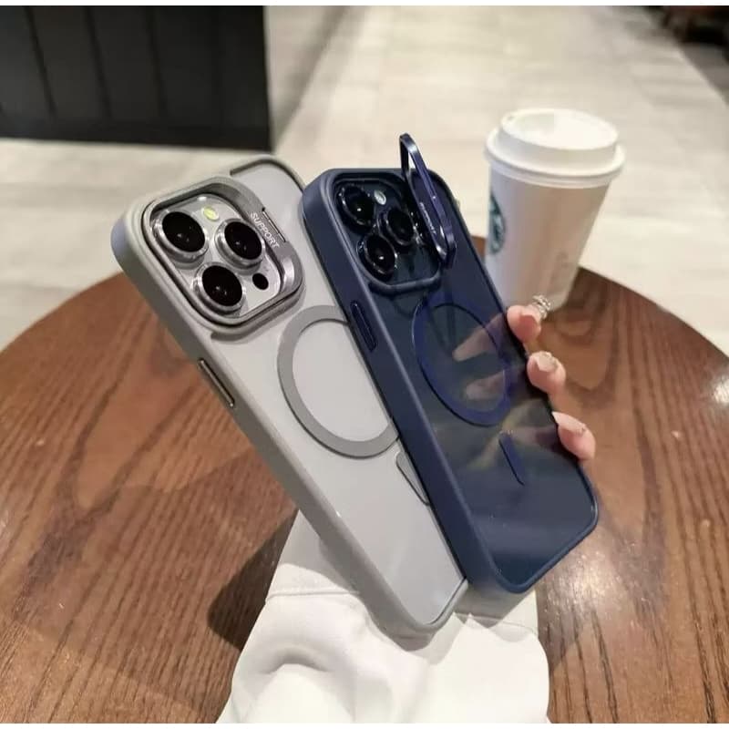 CAPA FASHION CASE MAGNÉTICA LUXO IPhone 12 13 14 15 16 pro e pro max
