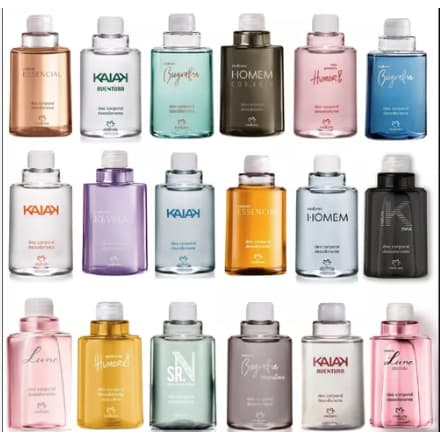 Refil Deo Corporal Natura 100ml Vários Feminino Ou Masculino