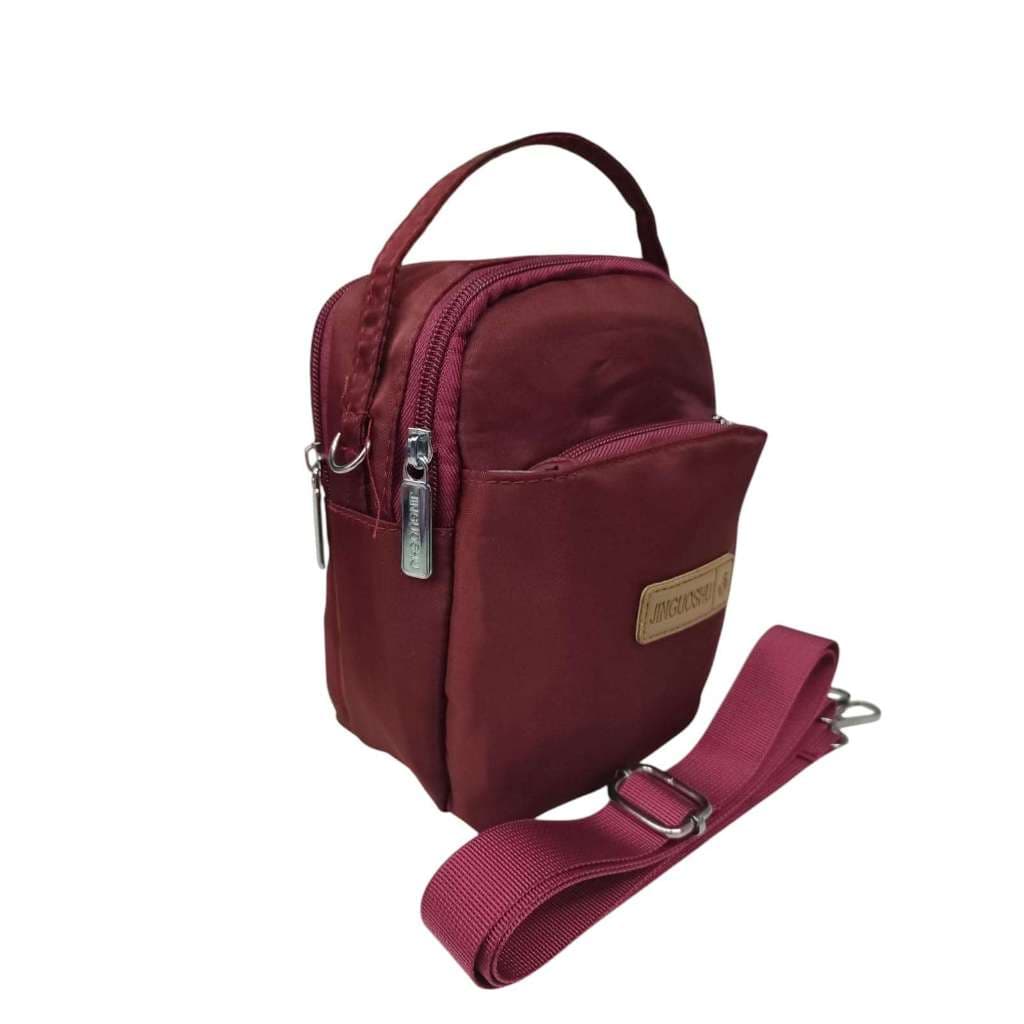 Bolsa feminina Pequena Nylon impermeável casual Transversal tiracolo