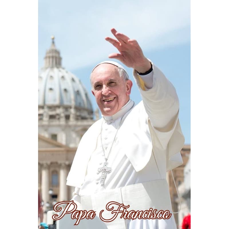 quadro decorativo Papa Francisco (1 peça) em mdf premium