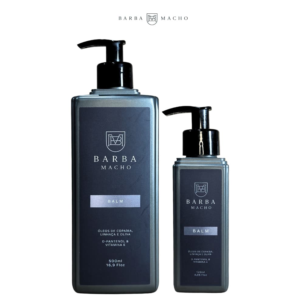 Balm para Cabelo e Barba - Barba Macho