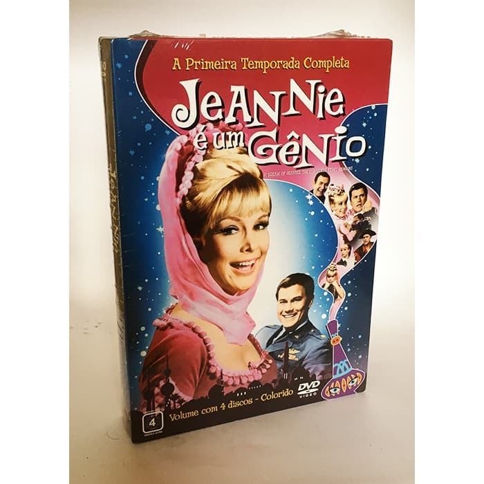 DVD Jeannie É Um Gênio - 1ª Temporada Completa (Novo/Lacrado/Original) - 4 Discos