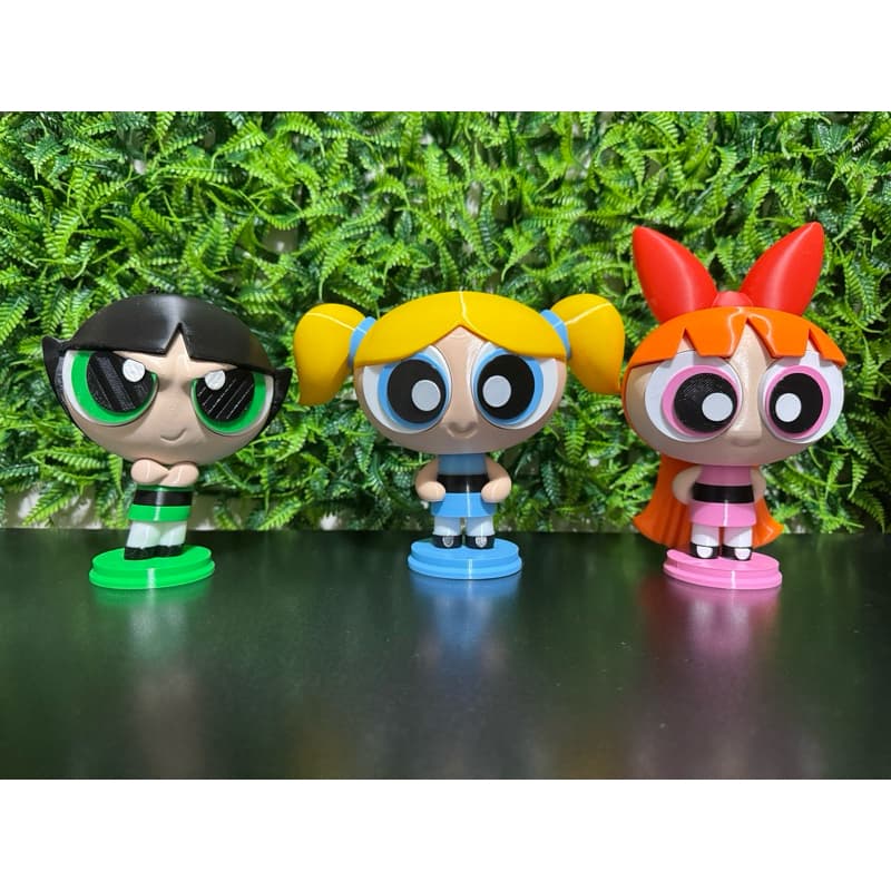 Meninas Super Poderosas impressao 3d
