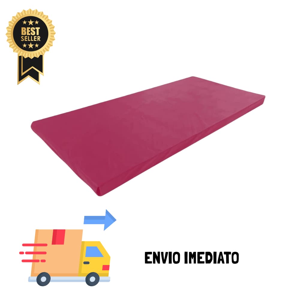 Colchonete Para Academia Premium 90x40x3 cm Espuma Impermeável Compacto Fit Mat Yoga Pilates