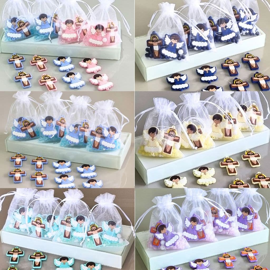 Kit Para Montagem de Terço Infantil Emborrachado Miçanga