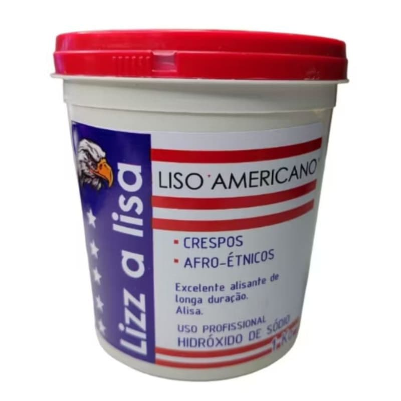 Alisante liso americano relaxamento lizz a lisa 1kg