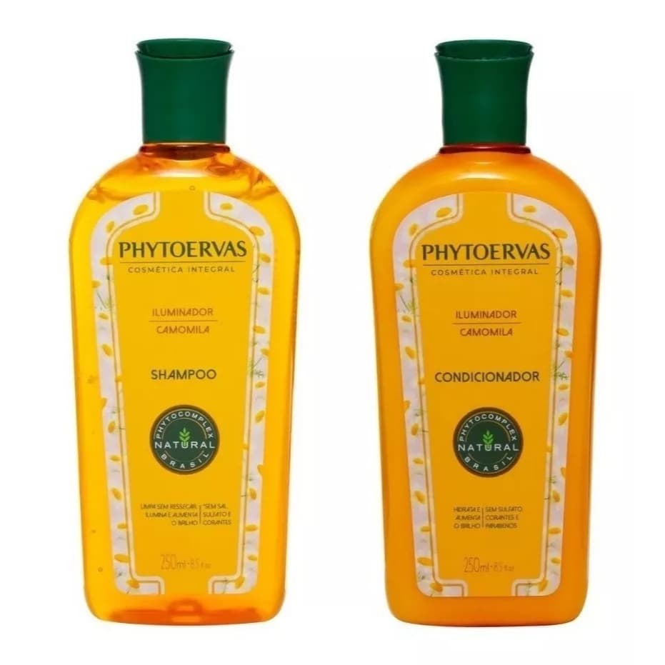 Shampoo + Condicionador Phytoervas iluminador Kit 250g
