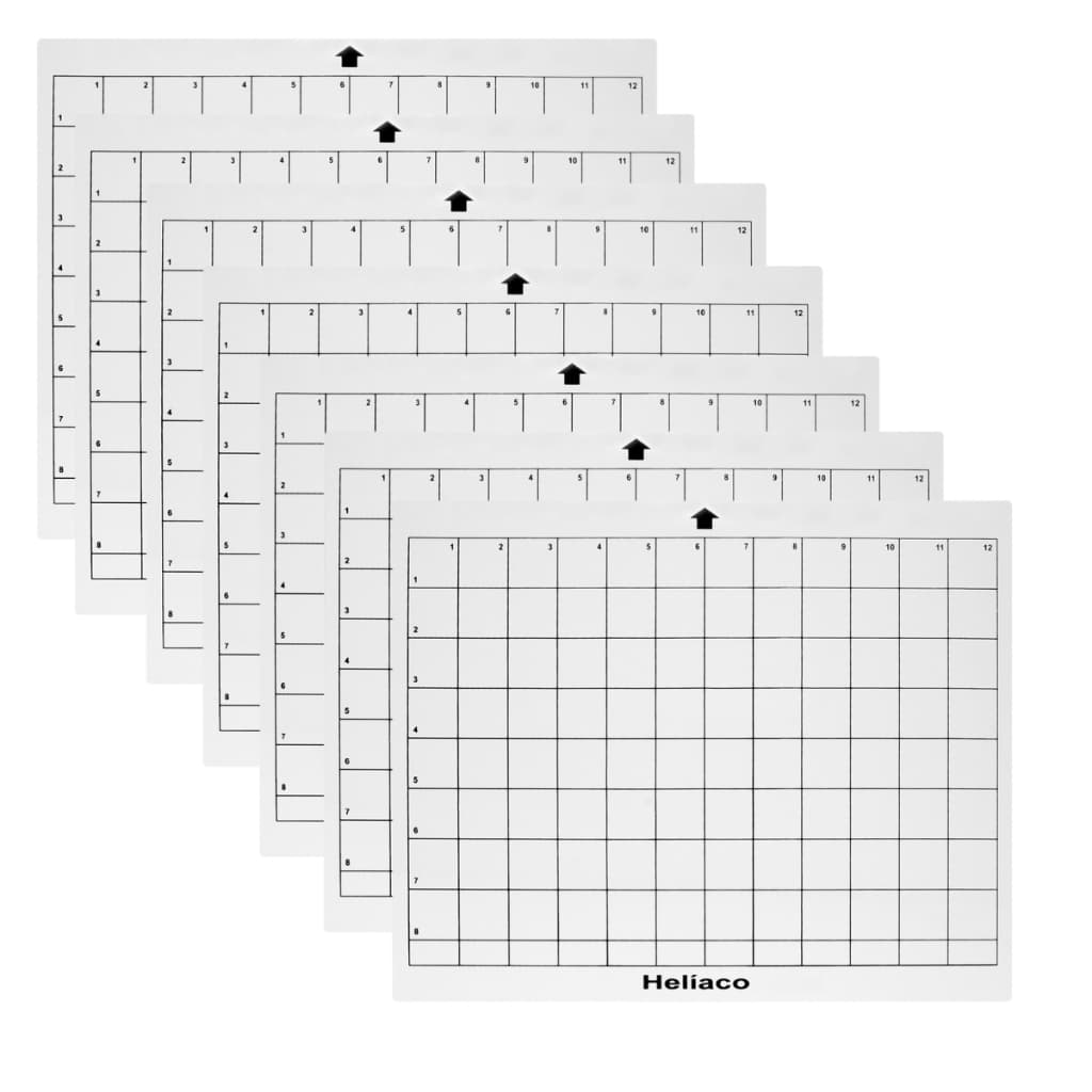 Kit 7 Bases Corte Helíaco A4 Paisagem 40m Compatível Silhouette Cameo