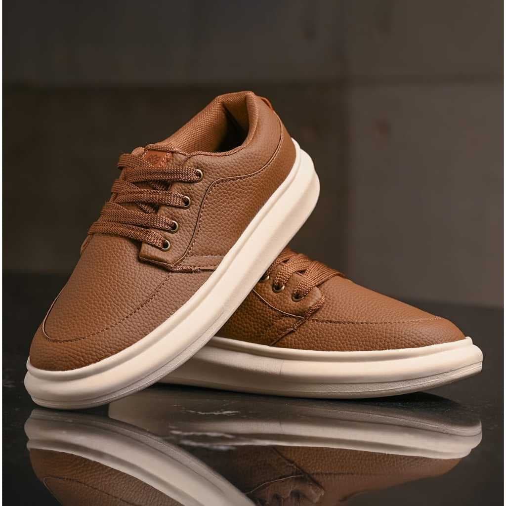 SAPATENIS COURO SINTETICO MASCULINO CASUAL DIA A DIA INVERNO