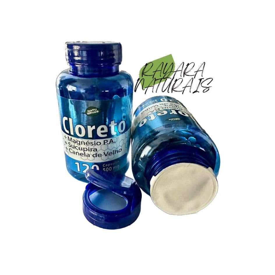 Composição: Cloreto de Magnésio P.A + Sucupira + C.V - 120 Cáps 500 mg