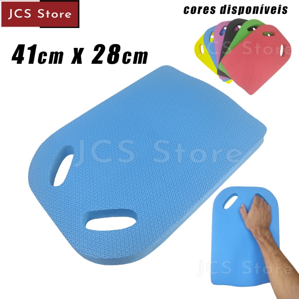 Prancha de Natação EVA Flutuante 41x28x3 Treino Hidroginástica Exercícios Aquáticos Piscina Academia Adulto Infantil