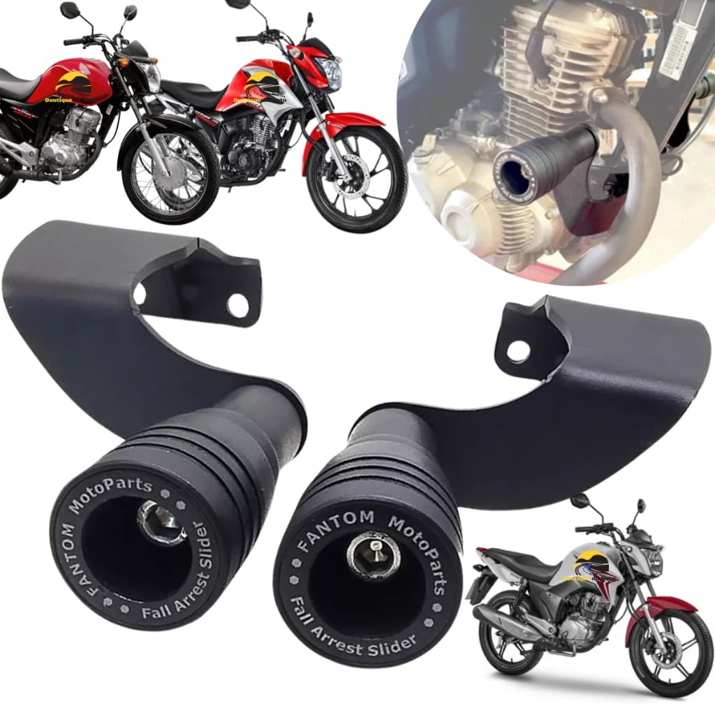 Slider Cg 160 / Cg 150 Titan Fan Start Protetor Honda Proteção