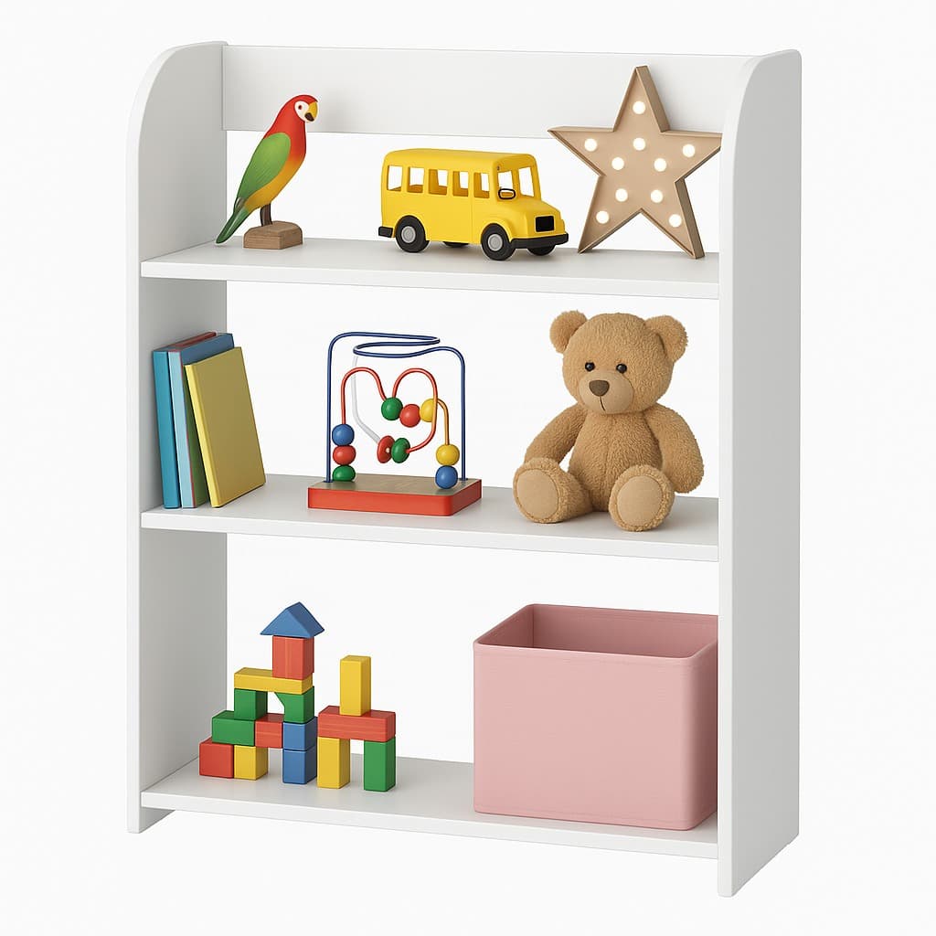 NICHO INFANTIL MDF 50X45CM SUPORTE PRATELEIRA PARA BRINQUEDOS LIVROS DECORAÇÃO DIVERTIDA