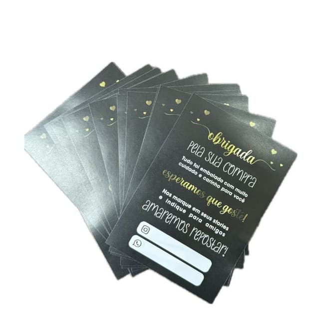 PANFLETO FLYER FOLHETO - PRETO - 100 UNIDADES PARA LOJAS