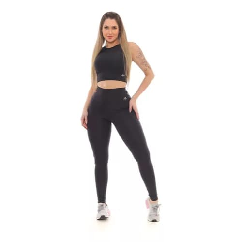 Conjunto Academia Fitness Sem Transparência Necessário Para Seu Treino Do Dia Dia