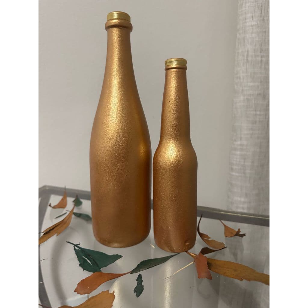 Kit com 02 Vasos de Vidro Artesanal Decorativo Para Casa Cozinha Jardim