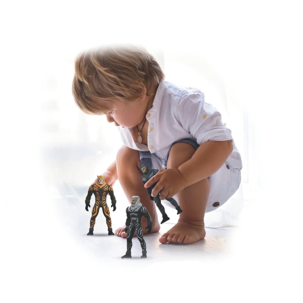 Brinquedo Boneco Animal War Super-Herói Infantil