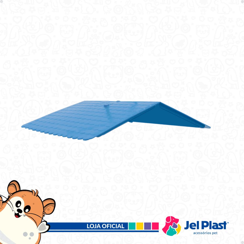 Telhado Plástico Gaiola Hamster Jel Plast