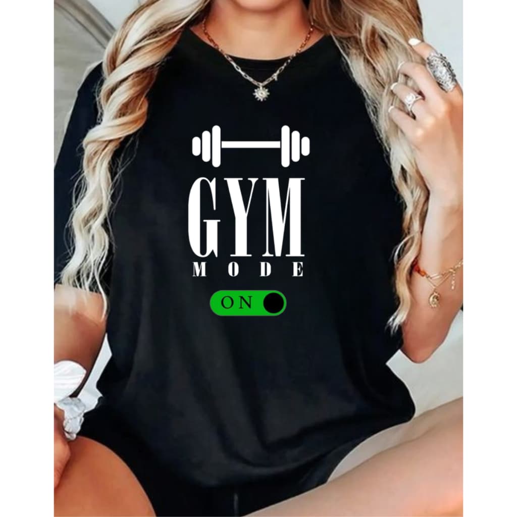 Camisa T Shirt Camiseta Blusa Feminina Gym Academia Treino Musculação Fitness
