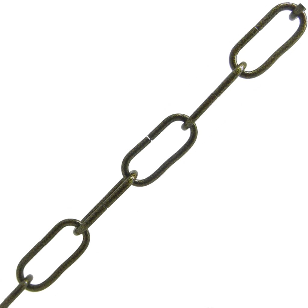 Corrente Para Lustre Pendente Luminária - Ouro Velho Craquelado Rústico