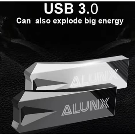Pen Drive ALUNX USB 3.0 – 64GB – Flash Drive de Metal com Alta Velocidade e Design Compacto