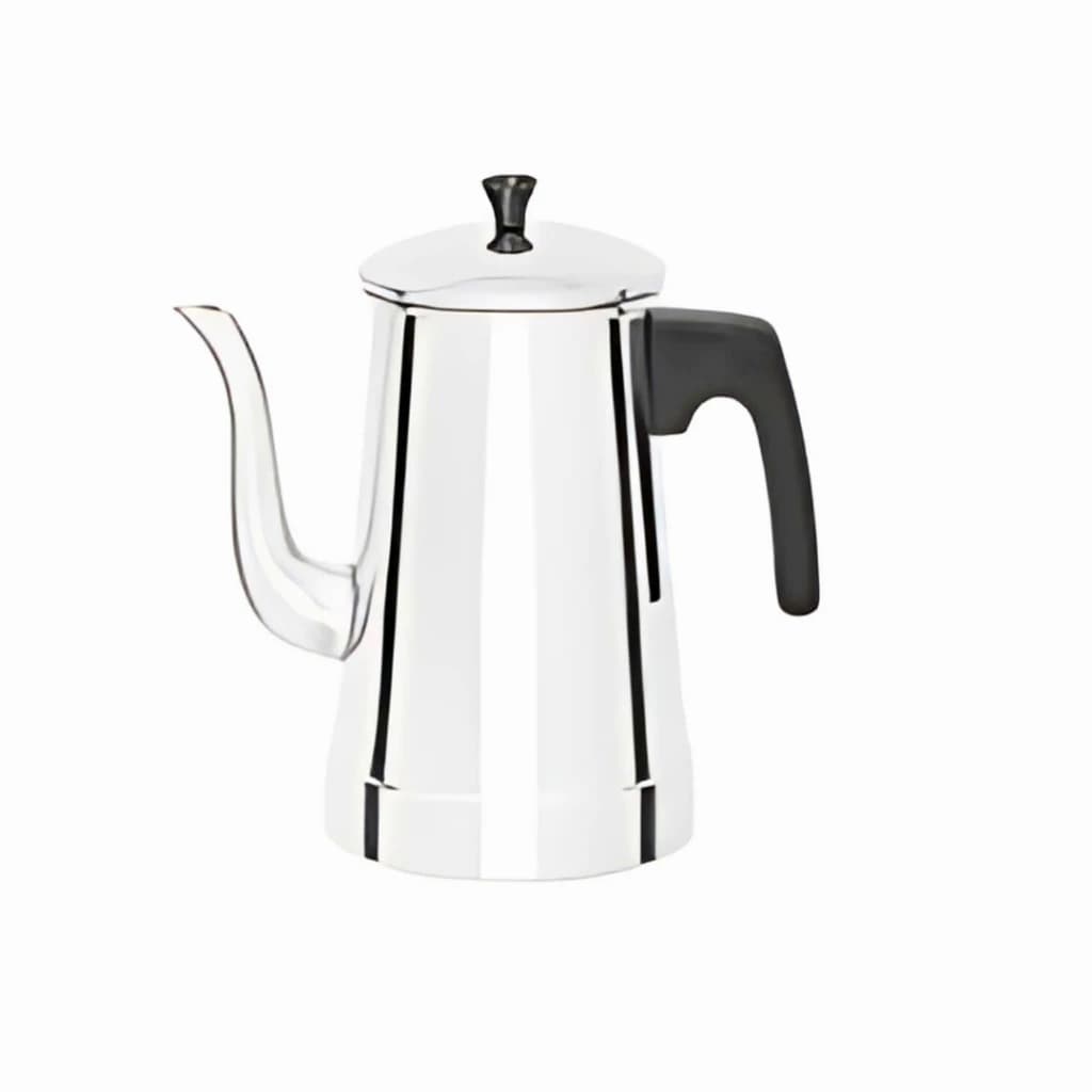 BULE C/ CABO BAQ. Nº6 - BULE EM ALUMINIO COM CABO DE BAQUELITE - 1,10L